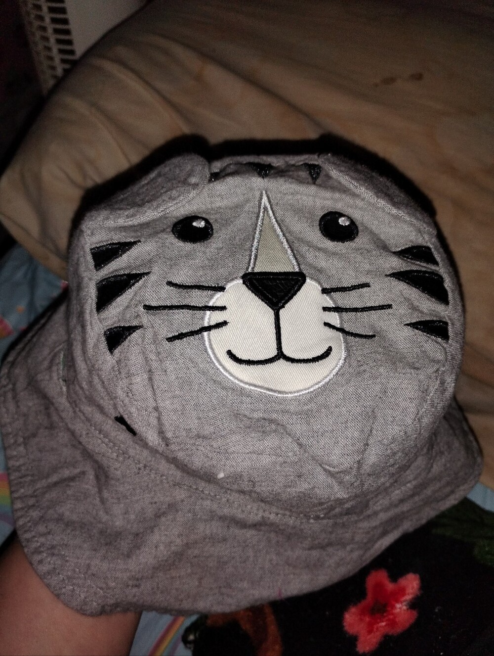 Kids'Grey & Green 2 in 1 Reversible Bucket Hat